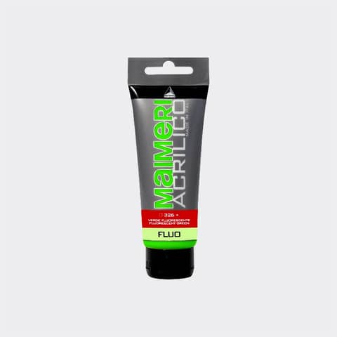 Colore acrilico Maimeri in tubetto 75 ml verde fluorescente – M0916326