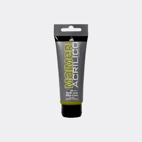 Colore acrilico Maimeri in tubetto 75 ml verde oliva – M0916331
