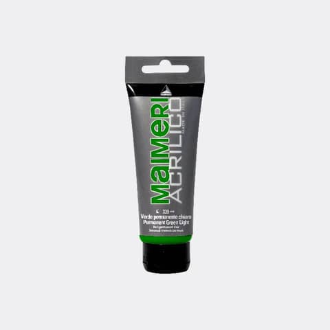 Colore acrilico Maimeri in tubetto 75 ml verde permanente chiaro – M0916339