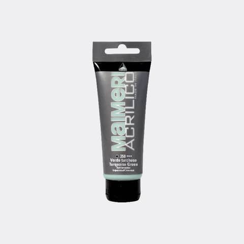 Colore acrilico Maimeri in tubetto 75 ml verde turchese – M0916350