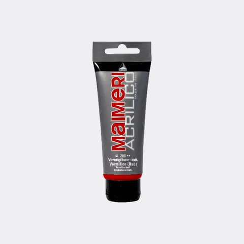 Colore acrilico Maimeri in tubetto 75 ml vermiglione imitazione – M0916280