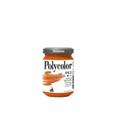 Colore vinilico fine Maimeri in vasetto 140 ml arancio brillante – M1220052