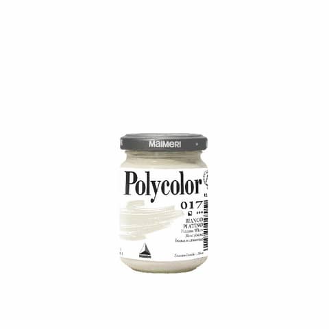 Colore vinilico fine Maimeri in vasetto 140 ml bianco platino – M1220017