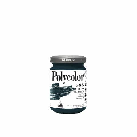 Colore vinilico fine Maimeri in vasetto 140 ml blu marina – M1220388