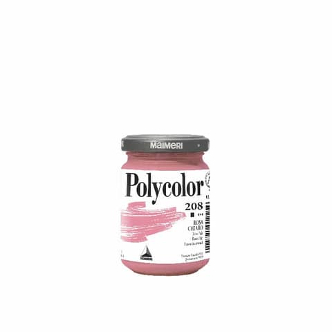 Colore vinilico fine Maimeri in vasetto 140 ml rosa chiaro – M1220208