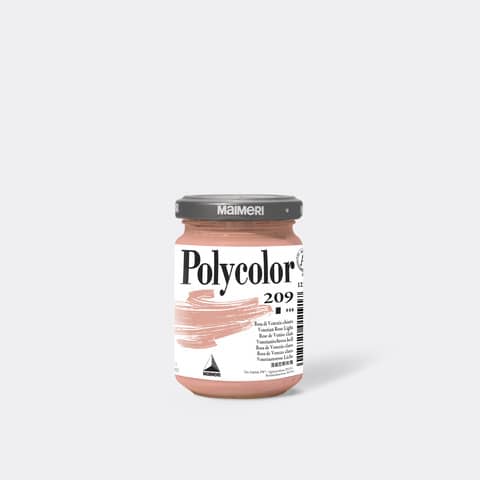 Colore vinilico fine Maimeri in vasetto 140 ml rosa di Venezia chiaro – M1220209