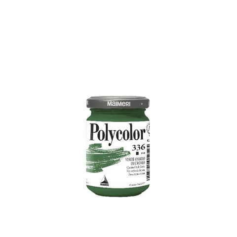 Colore vinilico fine Maimeri in vasetto 140 ml verde ossido di cromo – M1220336