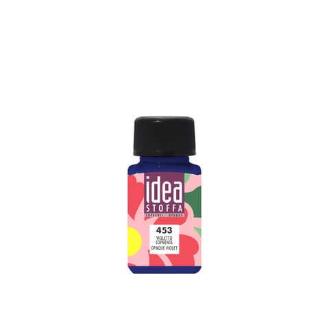 Colore per tessuti Maimeri Idea Stoffa in flacone 60 ml coprente violetto – M5014453