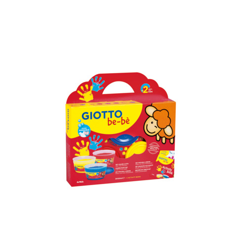 Colori a dita Giotto Bebè conf. da 3×100 ml rosso, blu, giallo F460700