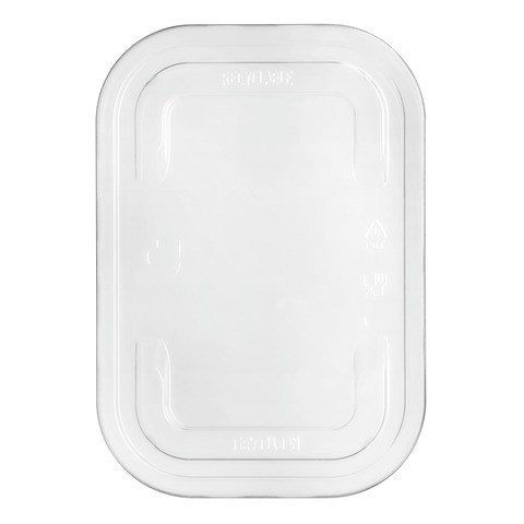 Coperchi in PP Dopla Professional per insalatiere rettangolari da 500-750-1000 ml trasparente – conf. 50 pz – 06047