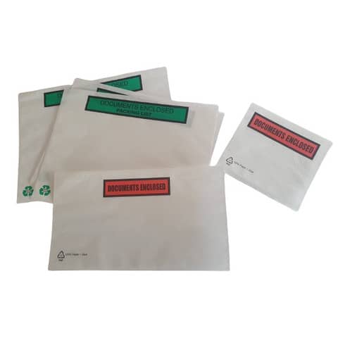 Busta adesiva portadocumenti Viva Eco 100% in carta – formato DL – 24×13,5 cm – conf. 250 pezzi – 3015PAP