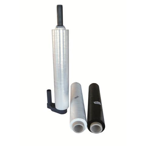 Film estensibile manuale coprente bobina 50 cm x 250 m – 23 my – bianco latte – 1390BIANCO