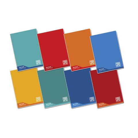 Maxi quaderno One Color Didattico per disgrafia A4 – 100 g/m² – 18+1 ff – 10M – 7700