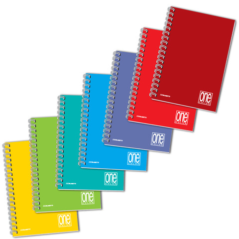 Maxi quaderno spiralato One Color A4 – 80 g/m² – 60 ff – 5M – 1143