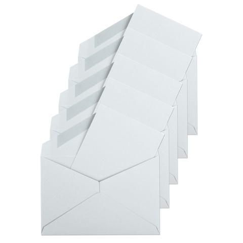 Biglietti augurali con busta Blasetti – bianco in conf. 100 pz – 90×140 mm 533