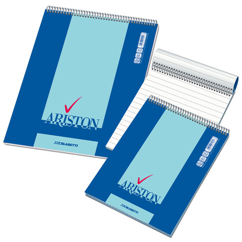 Blocco note spiralato Blasetti Ariston A5 – 60 g/m2 – 60 ff – 1R 7181
