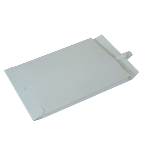 Busta a sacco Blasetti Self con 3 soffietti 120 g/m² bianco – 25×35,3 cm – conf. 250 pz – 815