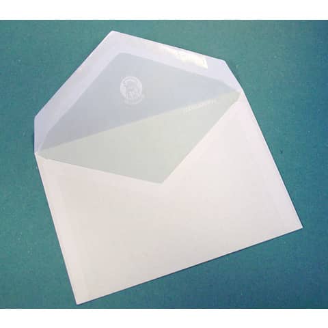Busta bianca con Lembo Gommato Blasetti Leonardo 70 g/m2 in conf. da 500 buste 114×162 mm – 013