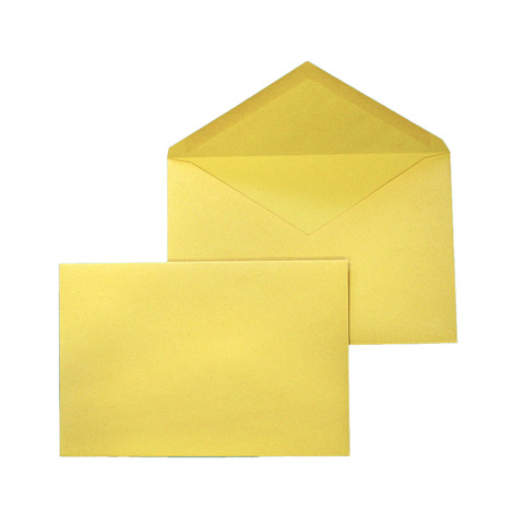 Busta gommata posta Blasetti giallo 80 g/m² – conf. da 500 buste – 120×180 mm 0171