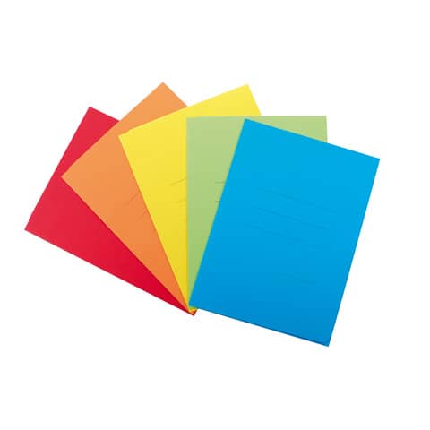 Cartellina a 3 lembi Blasetti Cartex 25×33,5 cm – 200 g/m² – conf. 10 pz – colori assortiti – 659
