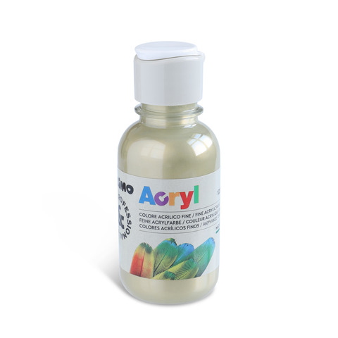 Colore acrilico Primo in bottiglia PET con tappo dosatore 125 ml – 940 bronzo – 402TA125940