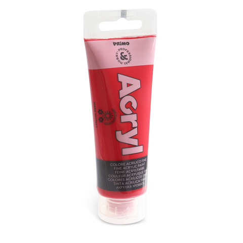 Colore acrilico Primo in tubetto in polietilene 75 ml – 310 rosso carminio 420TA75310N
