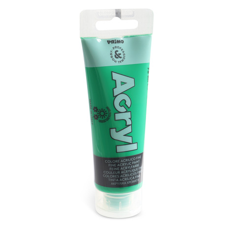 Colore acrilico Primo in tubetto in polietilene 75 ml – 610 verde brillante 420TA75610N