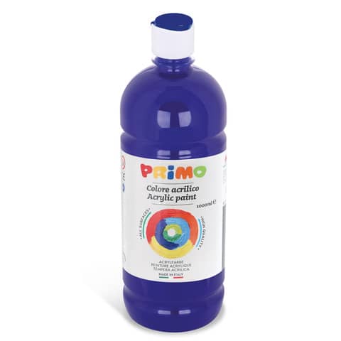 Colore acrilico Primo in bottiglia con tappo dosatore 1000 ml – 500 blu oltremare 404TA1000500