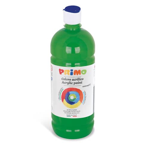 Colore acrilico Primo in bottiglia con tappo dosatore 1000 ml – 630 verde scuro 404TA1000630