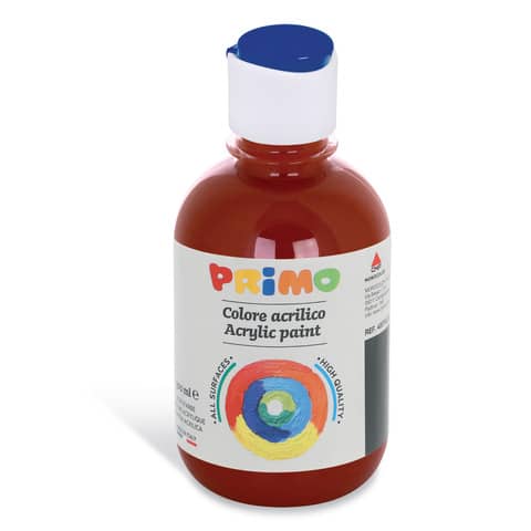 Colore acrilico Primo in bottiglia con tappo dosatore 300 ml – 730 marrone 400TA300730