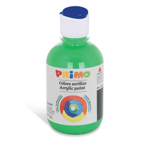 Colore acrilico Primo in bottiglia con tappo dosatore 300 ml – 610 verde smeraldo 400TA300610