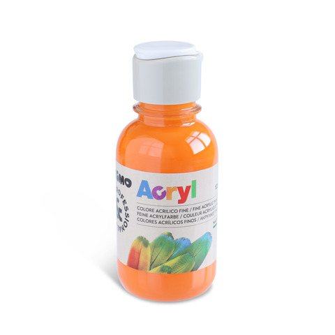Colore acrilico Primo in bottiglia PET con tappo dosatore 125 ml – 250 arancio 402TA125250