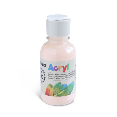 Colore acrilico Primo in bottiglia PET con tappo dosatore 125 ml – 331 rosa albicocca – 402TA125331