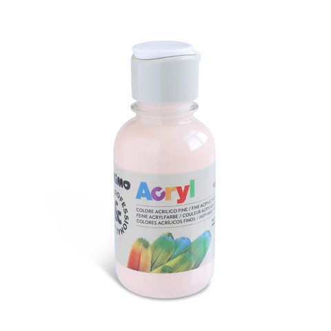 Colore acrilico Primo in bottiglia PET con tappo dosatore 125 ml – 330 rosa carne – 402TA125330