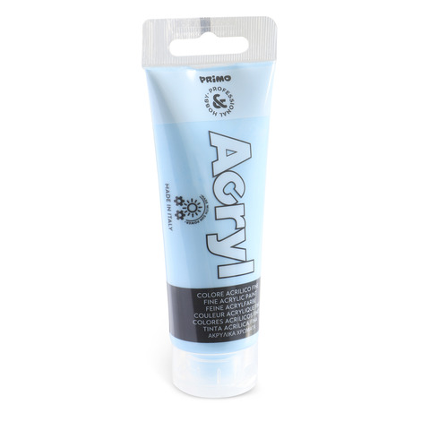 Colore acrilico Primo in bottiglia PET con tappo dosatore 75 ml – 510 azzurro cielo – 420TA75510