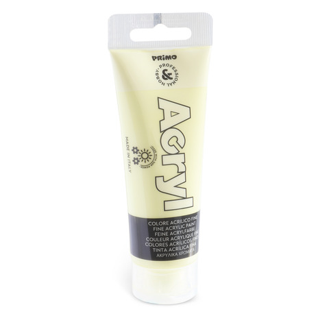 Colore acrilico Primo in bottiglia PET con tappo dosatore 75 ml – 212 giallo limone – 420TA75212