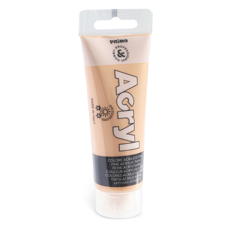 Colore acrilico Primo in bottiglia PET con tappo dosatore 75 ml – 923 oro rosa 420TAM75923