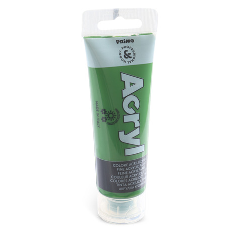 Colore acrilico Primo in bottiglia PET con tappo dosatore 75 ml – 665 verde oliva – 420TA75665N