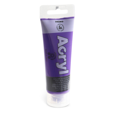Colore acrilico Primo in bottiglia PET con tappo dosatore 75 ml – 400 viola 420TA75400