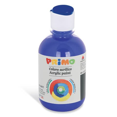 Colore acrilico Primo in bottiglia con tappo dosatore 300 ml – 520 blu scuro 400TA300520