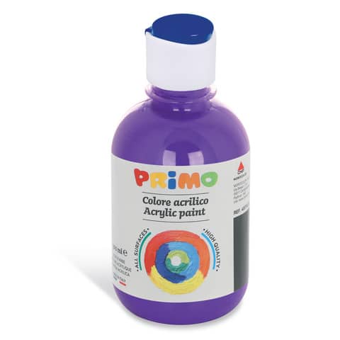 Colore acrilico Primo in bottiglia con tappo dosatore 300 ml – 400 viola 400TA300400