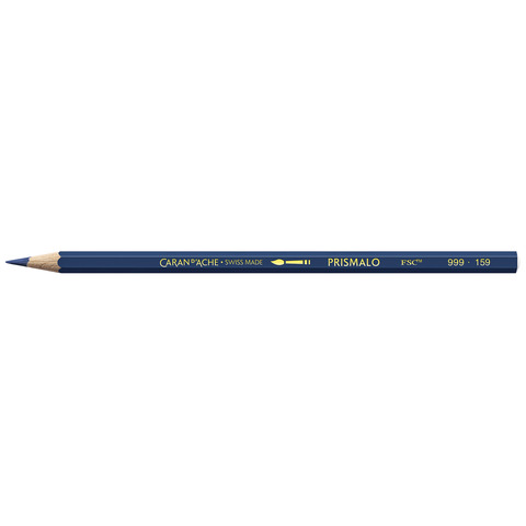 Matite colorate acquerellabili Carand’Ache Prismalo in conf. da 12 pz blu di prussia – 999159