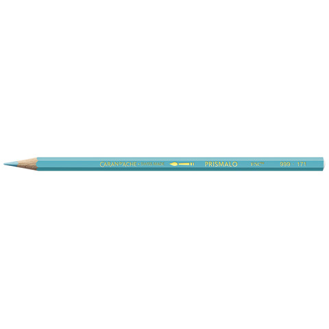 Matite colorate acquerellabili Carand’Ache Prismalo in conf. da 12 pz blu turchese – 999171