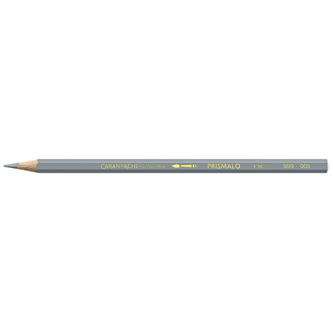 Matite colorate acquerellabili Carand’Ache Prismalo in conf. da 12 pz grigio – 999005