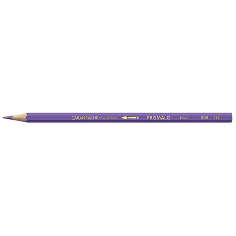 Matite colorate acquerellabili Carand’Ache Prismalo in conf. da 12 pz malva – 999111