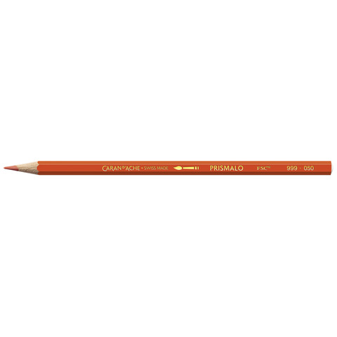 Matite colorate acquerellabili Carand’Ache Prismalo in conf. da 12 pz rosso arancio – 999050