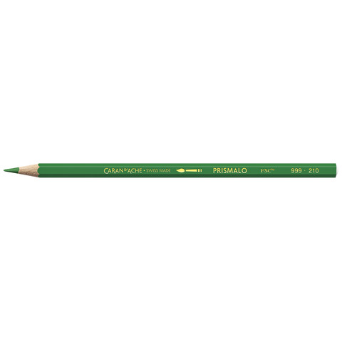 Matite colorate acquerellabili Carand’Ache Prismalo in conf. da 12 pz verde smeraldo – 999210