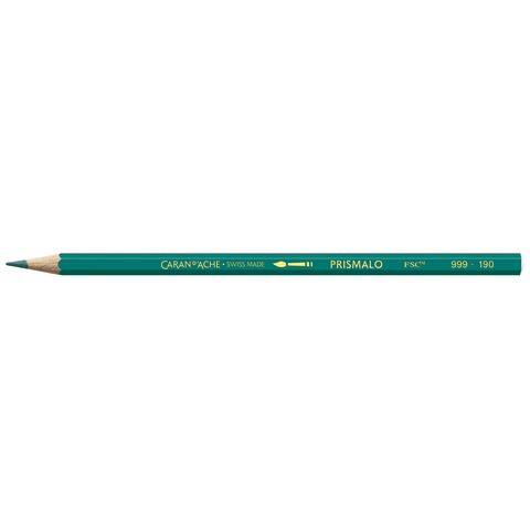 Matite colorate acquerellabili Carand’Ache Prismalo in conf. da 3 pz blu verdastro – 999190