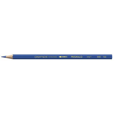 Matite colorate acquerellabili Carand’Ache Prismalo in conf. da 3 pz blu zaffiro – 999150