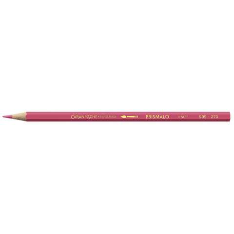 Matite colorate acquerellabili Carand’Ache Prismalo in conf. da 3 pz rosso lampone – 999270